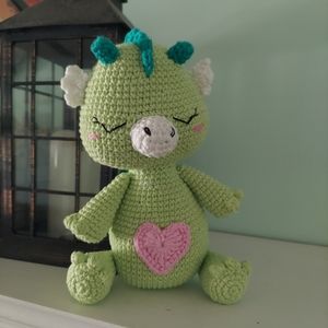 Crochet baby dragon